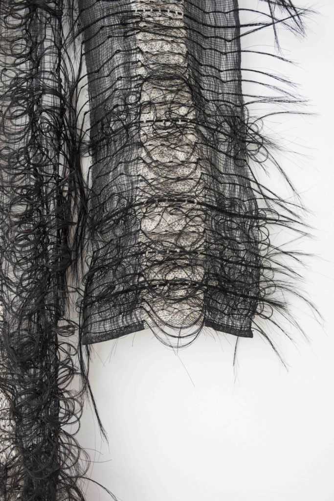 detail horsehair kimono