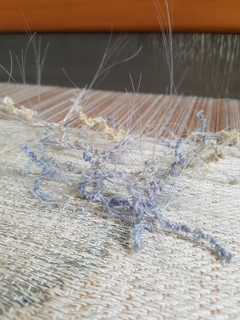 afb details grey knotted horsehair loom