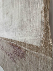 afb Brown handweaving with white paper