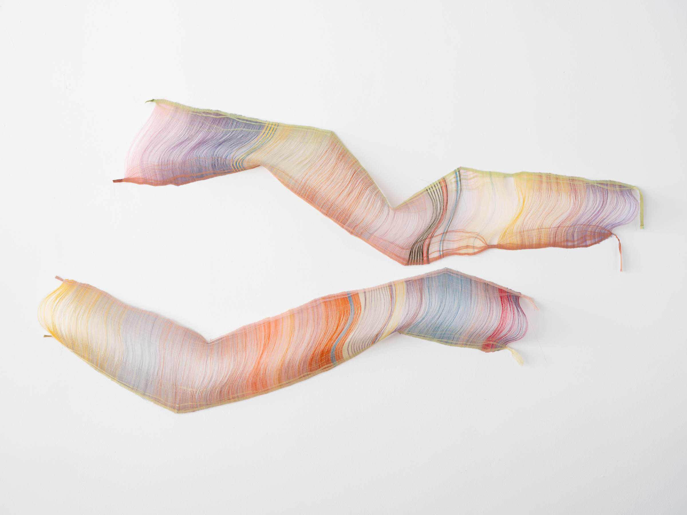 weaving soft colors wall-object